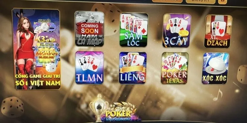 Một vài tựa game đánh bài online hot nhất